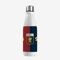 Borraccia Genoa, 750 ml, Bianca con grafica 1893 Giallo