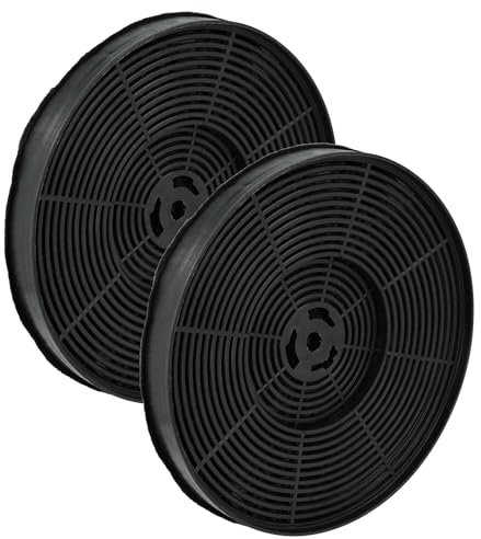 vhbw 2x Aktivkohlefilter kompatibel mit Respekta CH1259IX, CH 1259 IXD, CH 1259 IX, CH 1259 IXC, CH 116 IXA Dunstabzugshaube - 17,5 cm