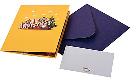 Yzdysg 3D Grußkarte Für Weihnachten Neujahr Winterpostkarten
