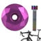 Front Fork Stem Top Caps - Safe Non-Slip Headset Top Caps,Sturdy Cycling Accessories Bikes Stem Cover for Professional Cyclists
