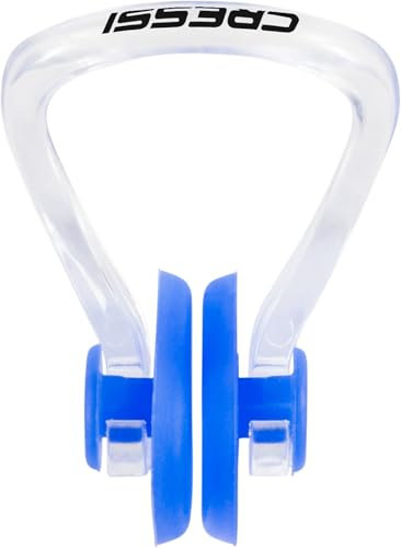 CRESSI Comfort Nose Clip Pinza Nasal de Silicona, Unisex-Adult, Azul, Talla Única