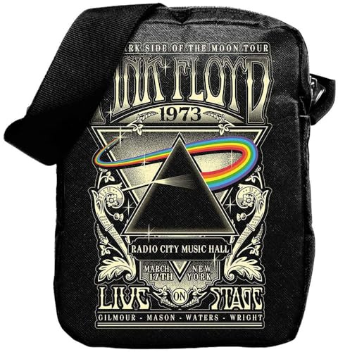 Rocksax Pink Floyd Umhängetasche - 1973 Live, Schwarz, Umhängetasche