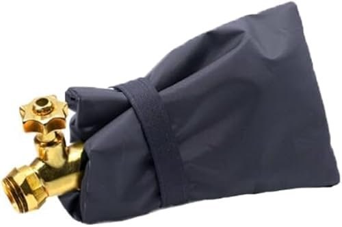 Garden Mile Lot de 2 housses de robinet d'extérieur à enfiler - Protection contre le gel - Résistantes - Isolantes pour robinets d'extérieur - Protection contre le gel d'hiver pour robinets et tuyaux