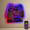 ineonlife Game Zone Neon Led, Specchio Led Gaming Colore App Dimmer Intelligente Rgb Neon,Gioco Scritta Néon per Decorazione Della Camera Dei Ragazzi, Regali Del Giocatore per Adolescenti,Bambini