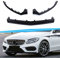 Schwarz Front Spoiler Lippe Frontspoiler Stoßstange für Mercedes W205 S205 AMG Line C43 AMG 15-18