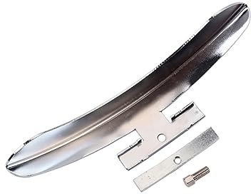 Banjo Ha15 Silber Armlehne Einbeinig aus Zinklegierung | Spiegelglanz Oberfläche, Ersatzteil für Restaurierung Klassischer Modelle, Zubehör für Musikinstrumente