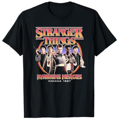 Stranger Things Hawkins Heroes Group 1987 T-Shirt