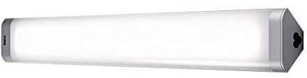 OSRAM 4058075818453 A++ to A, LED Unterbauleuchte/Linear LED Corner/Aluminiumkörper/Länge 78cm/ 18 Watt/ - 3000K, Aluminium, 18 watts, Warmweiß, 77.8 x 9 x 4.4 cm