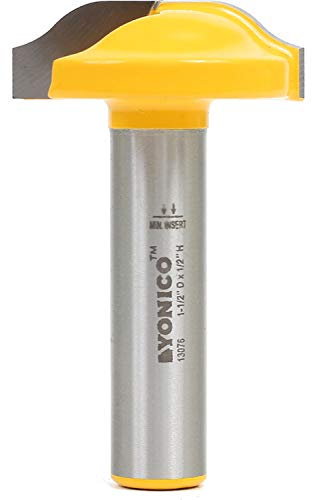 Yonico 13076 Ogee Panel CNC Cabinet Door Raised Panel Router Bit 1/2-Inch Shank