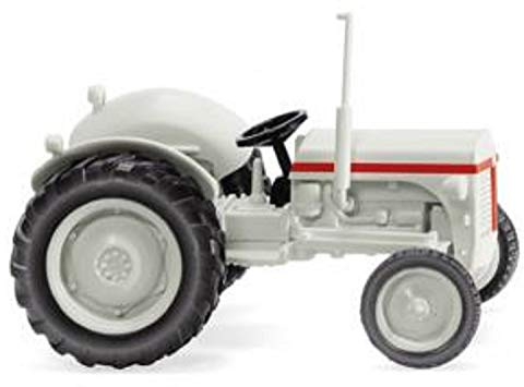 Wiking 089205 H0 Ferguson TE grauweiß mit rotem Streifen Trecker Traktor Spur HO 1:87
