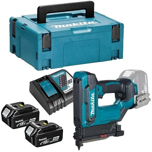 Makita DPT 353 RM1J 18 V Li-Ion Cordless Nailer in Makpac Box + 1 x 4.0 Ah Battery + Charger