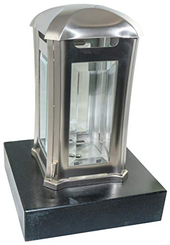 EMSL06 (Größe Sockel 20cm x20cm x5cm, Black satiniert)