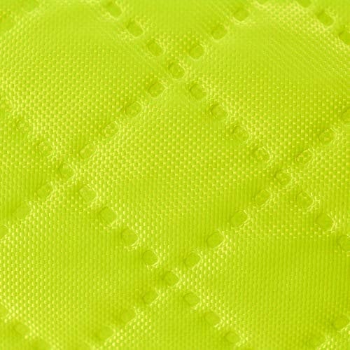 1m neonfarbener Steppstoff Raute Steppfutter neonfarben 420D PU-beschichteter, Farbe:neongelb