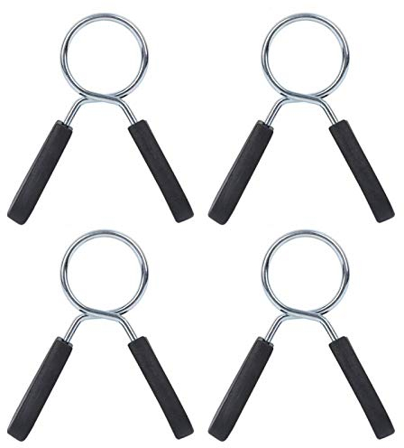 Federkragen Clip in Mehreren Größen für Kurzhanteln, Langhantel-Fitnessgeräte 50 mm, 30 mm, 28 mm, Klemme, Weiche Kunststoffgriffe(28mm)