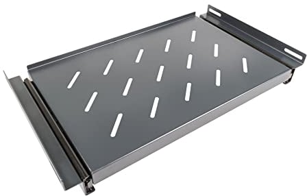Aiten Data Bandeja Deslizante de Rejilla 1U 490 mm de Ancho x 270 mm de Fondo para Armario Rack Mural 19” con 450 mm de Fondo. Acero Laminado. Capacidad 17 Kilos