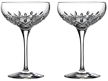 Waterford Lismore Essence Champagne Saucer, set of 2