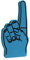 Deggelbam XXXL Winkehand Jumbo Finger/Football/Stadion Atraktion/Schaumstoff Finger (Made in Germany!) (Blau)
