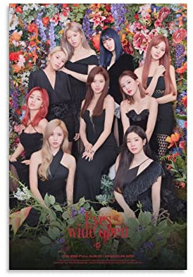 Twice K-Pop Poster Druck Foto Kunst Malerei Leinwand Poster Home Modern Decor Poster 08x12inch(20x30cm)