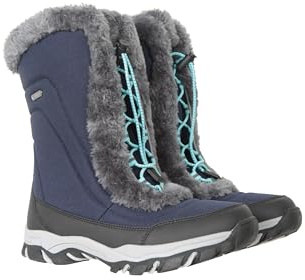 Mountain Warehouse Ohio Kids Adaptive Snowproof Boots | Boys & Girls Durable Winter Footwear, Warm & Faux Fur Lined, Deep Lugs & High Traction Soles for Enhanced Grip, For Snow