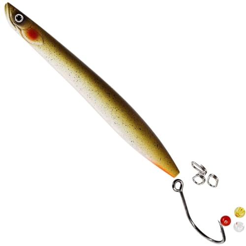 Westin Sandy Inline 12cm 24g - Meerforellenblinker, Farbe:Golden Sandeel