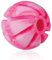 Bestlivings Hundespielball (Pink) Ø7cm, 4er Pack Spielball (100% TPE) Snackball, Zahnpflege, Hundespielzeug Wurfspielzeug, Spiralball für Hunde