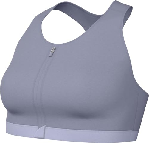 NIKE DD1205-519 W NK DF SWSH Zip Front Bra Sports Bra Damen Schwarz Größe M