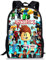Kinderrucksack, Schultasche gedruckte Cartoon Anime Schultaschen für Jungen Grund- und Mittelschüler
