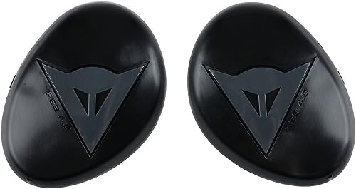 Dainese - Knee Slider Rss 4.0, Knieschoner für Motorräder, Ersatz-Knieschutz für Motorräder, für Männer und Frauen, Schwarz/Anthrazit, N