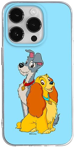 Ert Group custodia per cellulare per Iphone 14 PRO MAX originale e con licenza ufficiale Disney, modello Lady and the Tramp 003 adattato in modo ottimale alla forma dello smartphone, custodia in TPU