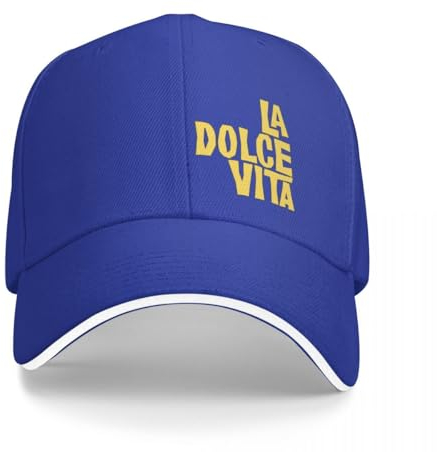 Basecap LA Dolce VITA Aufkleber Baseballkappe Icon Luxushut Mützen Angelkappen Damen Strandhut Herren