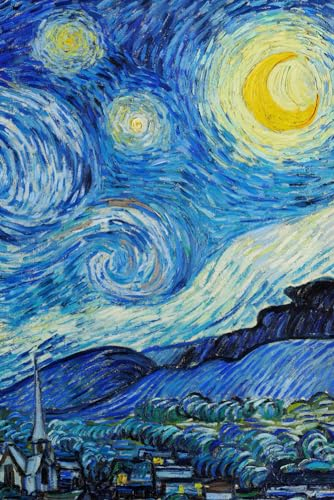 Van Gogh 2024 Daily Planner Journal Notebook: Starry Night Cover edition, 2024 Calendar with Holidays and Tabs