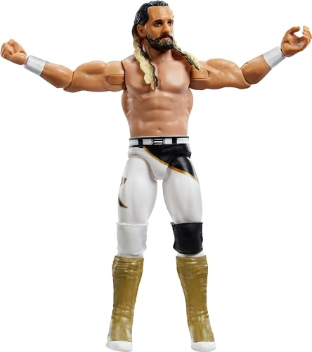 Mattel WWE Main Event Actionfigur, Serie #147 Seth Freakin Rollins, 15,2 cm, Sammlerstück mit 10 Artikulationspunkten & lebensechtem Look