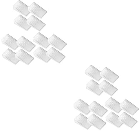 HEMOTON DIY 24 STK Nivellierpad für Möbel horizontaler Keil Holz Unterlegscheiben Ausgleichsscheibe für Wohnmöbel Tischplatten Schranktür Dichtung Matratzenauflage Türangel Möbeldekoration