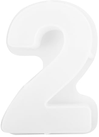 Antiadhésif Moules Number, Moule à Gâteau en Silicone Antiadhésif Chiffres, Moule à Gâteaux pour Numéros, 0-8 Moule Gateau Chiffre, Moule à Gâteau en Forme de Chiffre pour Anniversaires Mariages (2)