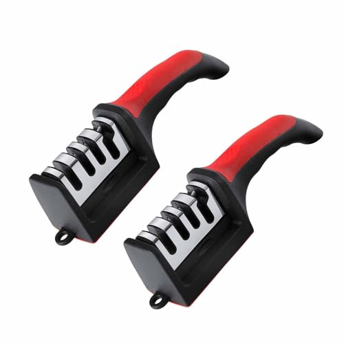 Affûteurs manuels Petits affûteurs professionnels Aiguiseurs de couteaux, Meilleur aiguisoir à main pour couteaux, acier à aiguiser, Kit d'affûtage amovible multifonctionnel pour couteaux et ciseaux d
