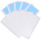EOAMGO 120 Stück Tape Extensions Kleber Klebestreifen für Haarverlängerungen Perücken Haareinschlag- Extra Stark Invisible Doppelseitiges Klebekraft Haar Klebeband (4 x 0.8 cm, Blau & Weiß)