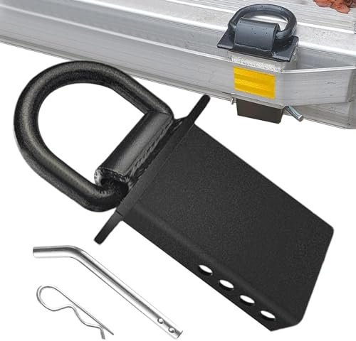 D-Shaped Hooks with Truck Post Pocket, Adjustable Steel for Post Pockets, Weather Resistant for Shackles, Ratchet Straps and Winch Straps