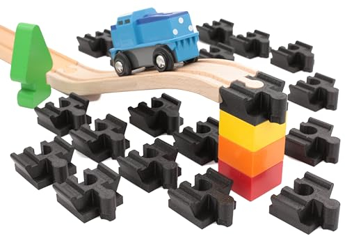 Locorico - 20 Brio Duplo kompatible Adapter für Holzeisenbahn