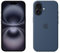 Apple iPhone 16 (128 GB) - Negro + Funda de Silicona con MagSafe - Denim
