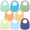 Jortmrd 8 Stück Lätzchen Baby abwaschbar Babylätzchen Verstellbare Latz Baby Bib Sabberlätzchen Halstuch Baby Baumwolle für Junge und Mädchen Kinder
