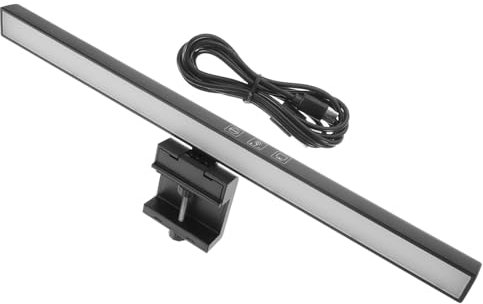 DIYEAH Lampe de Bureau LED pour Moniteur Ordinateur avec Dimming Tactile Protection Compatible avec Écrans Pc pour Bureau et Gaming