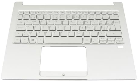 Acer 6B.HR0N8.029 Original Clavier INCL. topcase CH (Suisse) Argent | avec rétro-éclairage pour Swift 3 (SF313-52)