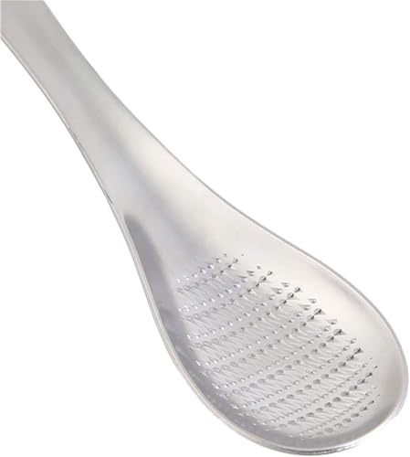 Cocina de acero inoxidable plateado práctico mezclador de frutas en forma de cuchara rallador de jengibre wasabi ajo herramientas de molienda rallador de queso, ralladores