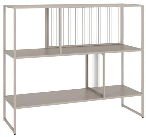Happy Garden Metallregal Emilia – Aufbewahrungsschrank mit 3 Ebenen – Stahlstruktur – Industriestil