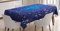 ABAKUHAUS Astrologie Tischdecke, Sternbild Sternzeichen, Für den Inn und Outdoor Bereich geeignet Waschbar Druck Klar Kein Verblassen, 140 x 170 cm, Dunkelblau