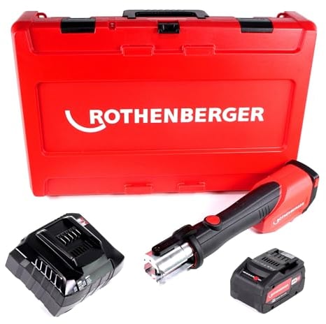 Rothenberger ROMAX 4000 Akku Pressmaschine 18V + 1x Akku 8,0Ah + Ladegerät + Koffer