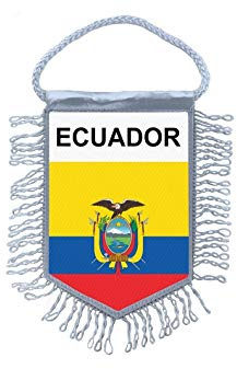 Akachafactory Wimpel mini Flagge Fahne flaggen miniflagge Ecuador