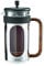 brim 50026 8 Cup French Press, Stainless steel/Wood Accents