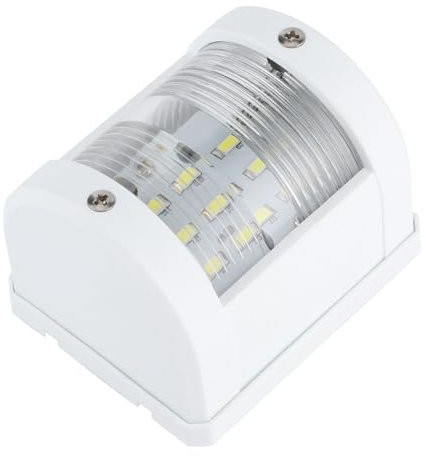 KIMISS Markierungsleuchte Bootssignalleuchte, 12V/24V 135 Grad Bootssignalleuchte 5W IP66 LED Navigationsmastlampe für Fischerbootfahrt