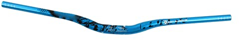 Keenso 31,8 Mm Fahrradlenker, Mountainbike-Lenker aus Aluminiumlegierung für Mountainbikes, Rennräder(Blau) Fahrräder und Zubehör